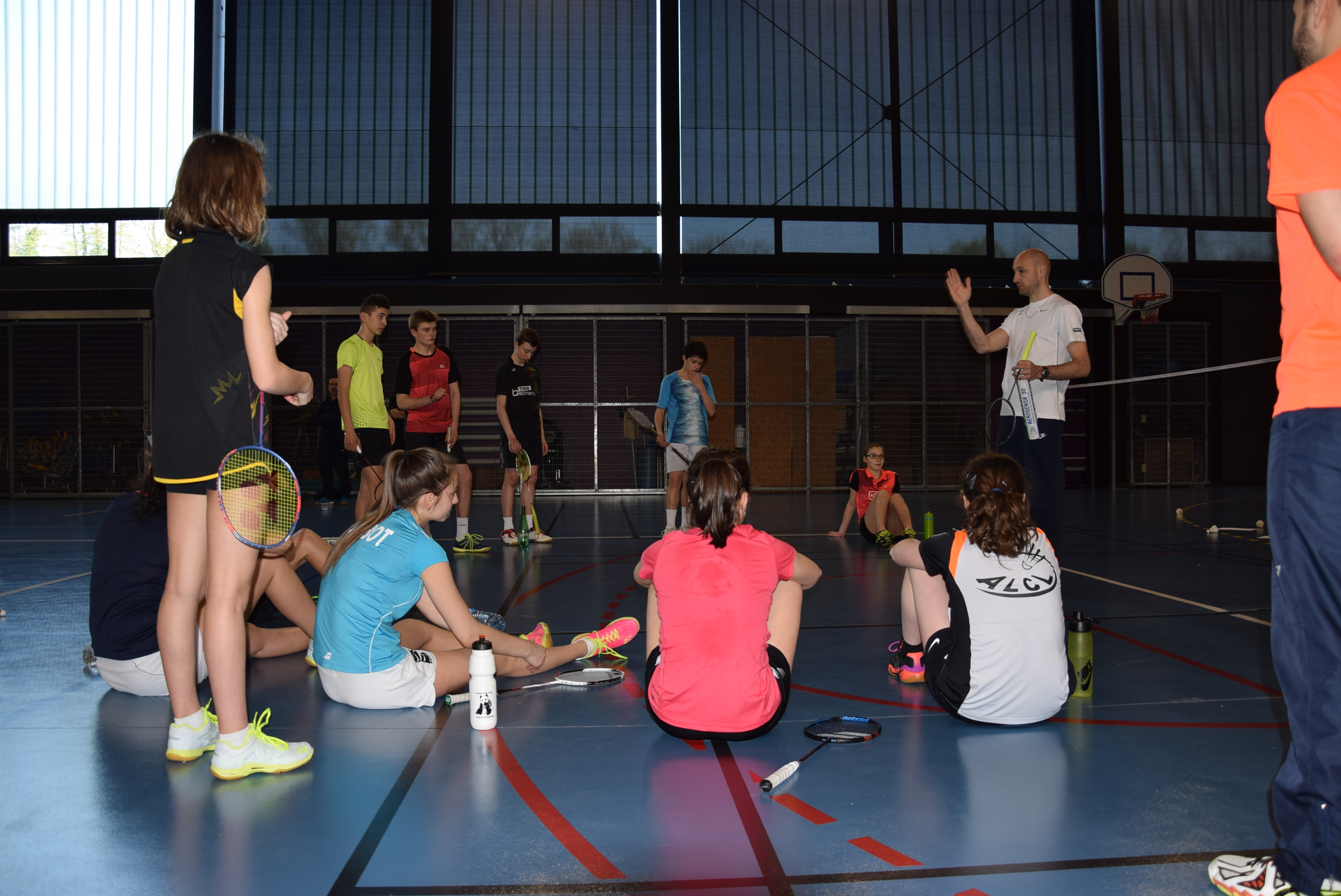 Stage de détection de badminton