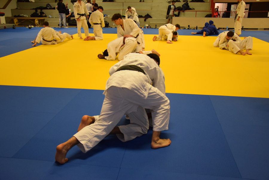 Judo en action au dojo