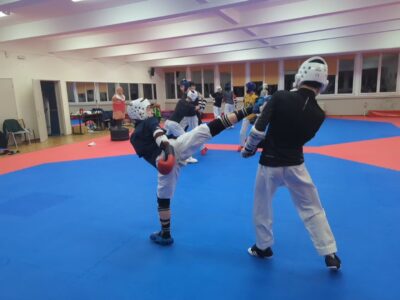 Photo des sportifs taekwondo